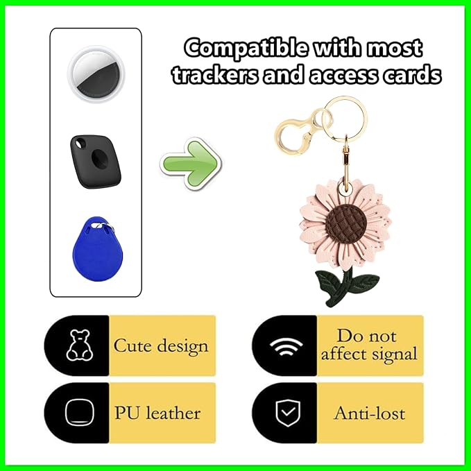Leather Keychain Holder Case Compatible - Image 3