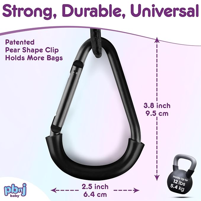 Stroller Hooks for Hanging Diaper Bags - Image 5