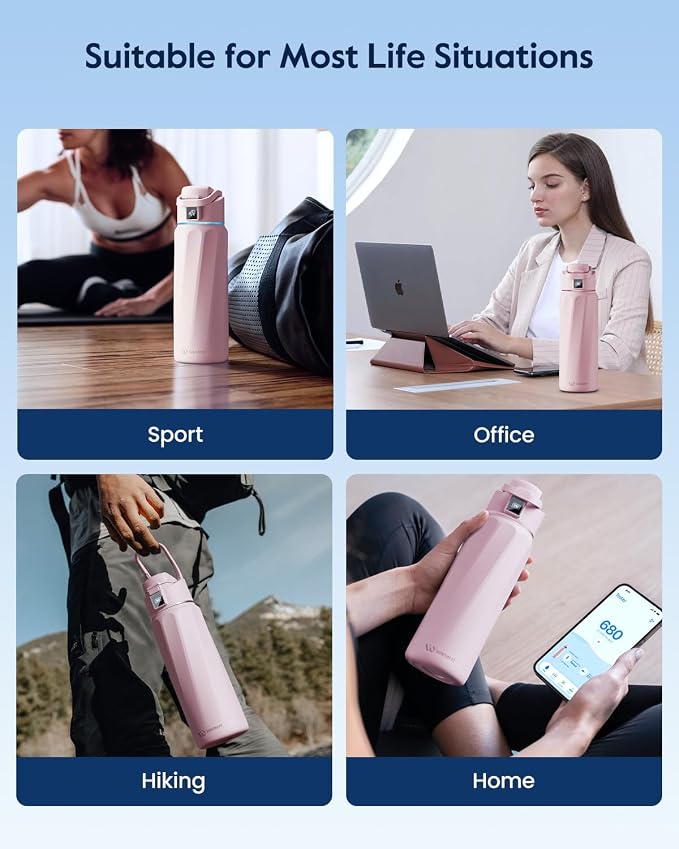 BOOST Smart Water Bottle with Reminder & Tracker, Double Wall Vacuum Insulated - Image 8