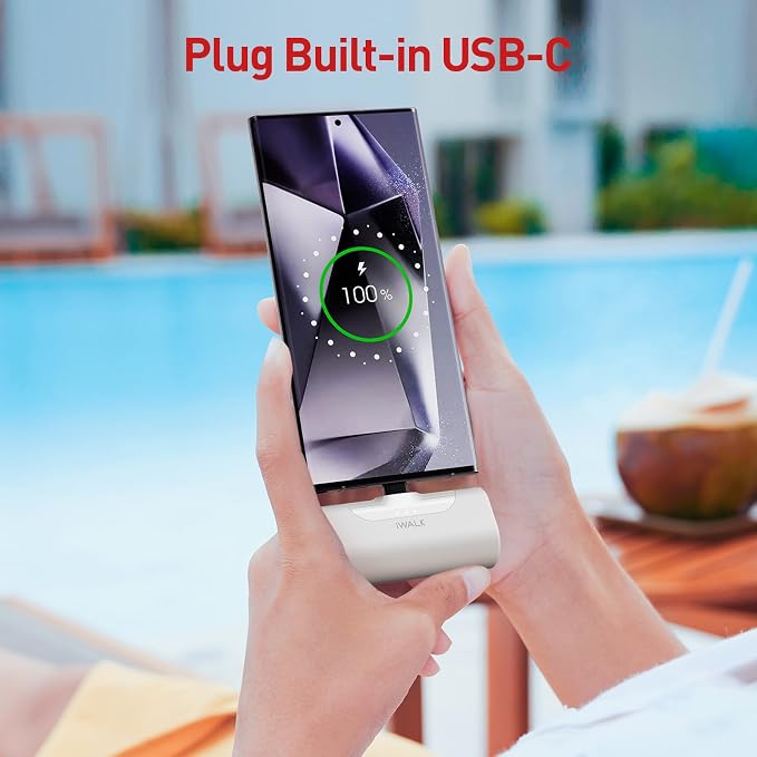 iWALK Small USB-C Portable Charger, 4500mAh Portable Charger - Image 3