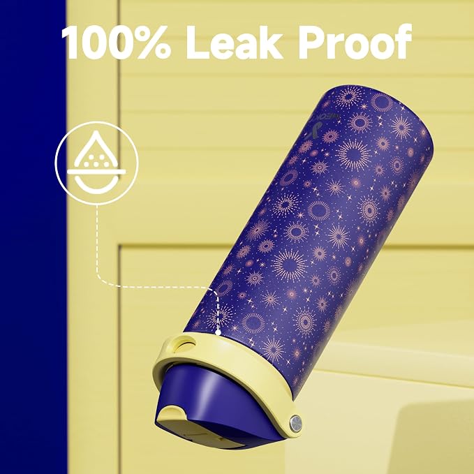 24 oz Insulated Water Bottle for Men: Meoky Stainless Steel Water Bottle - Image 5