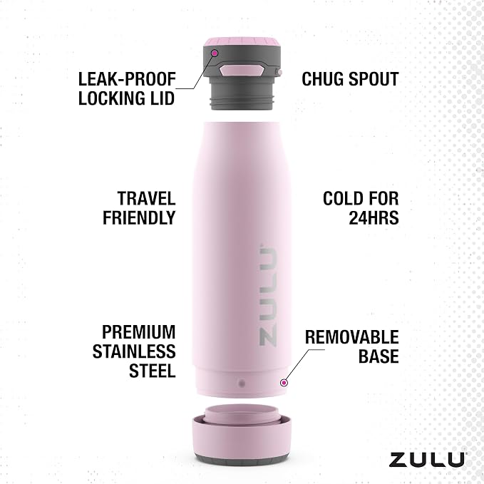 ZULU Ace Vacuum Insulated Stainless Steel Water Bottle - Image 2