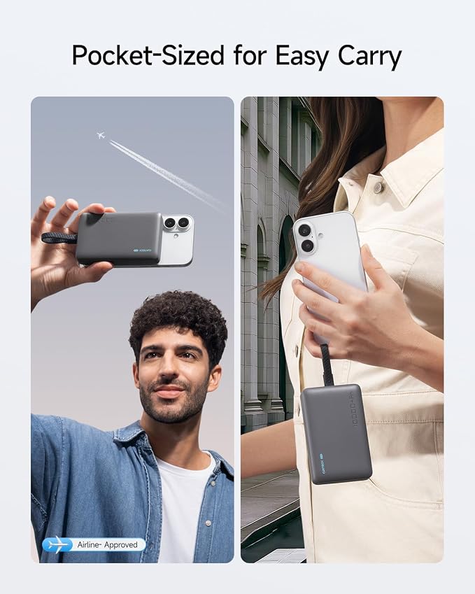 CUKTECH Magnetic Power Bank, 10000mAh Portable Charger, 20W Fast Charging & - Image 6