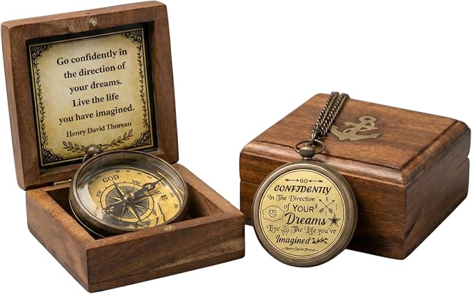 Handmade Brass Antique Compass by ELYTHOS