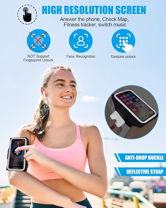 Running Armband with Key Pouch, Running Phone Holder - Image 5