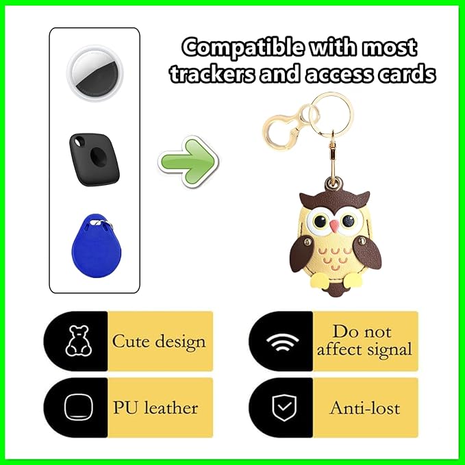 Leather Keychain Holder Case Compatible - Image 3