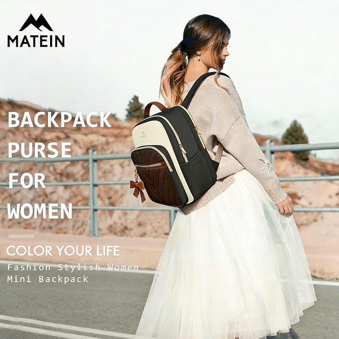 MATEIN Mini Backpack Purse for Women, Fashion Small Purse Backpack, Waterproof - Image 7