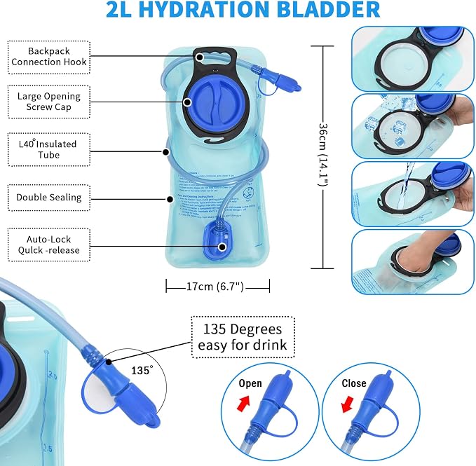 Roptat Hydration Backpack Pack - Image 6