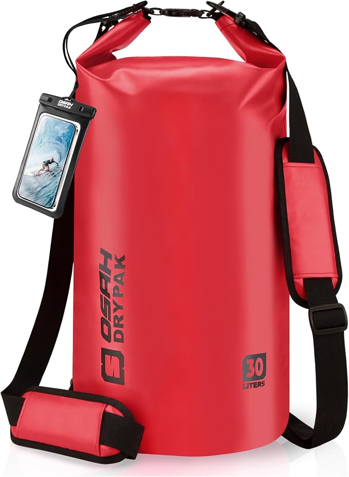 Waterproof Dry Bag, 5L/10L/20L/30L/40L Roll Top Lightweight Storage Backpack by OSAHDRYPAK