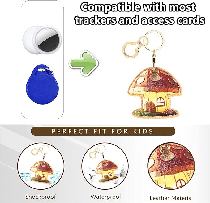 BORKUANA Leather Keychain Holder Case Compatible - Image 4
