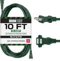 Iron Forge Cable 2 Prong Outdoor Extension Cord 10 ft by IronForgeCable