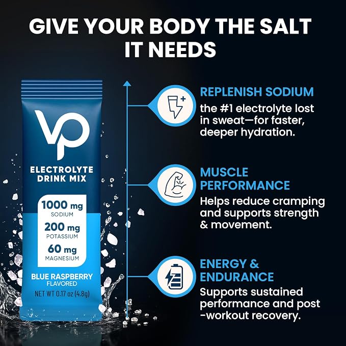 Venture Pal High Sodium Sugar Free Electrolytes Powder Packet, Zero Calories - Image 6