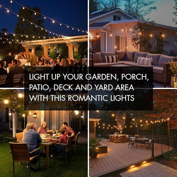 SUNTHIN Outdoor String Lights, 3 * 50FT Patio Lights - Image 5
