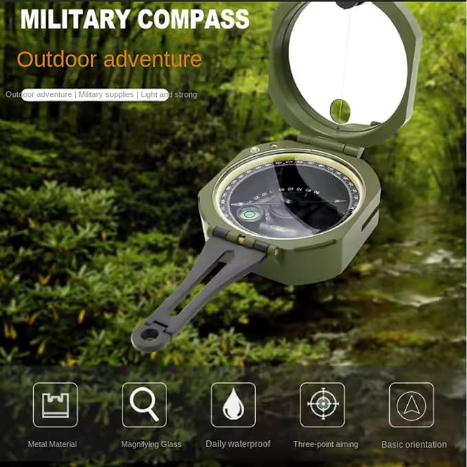 Multifunctional Military Sighting Navigation Compass - Image 3