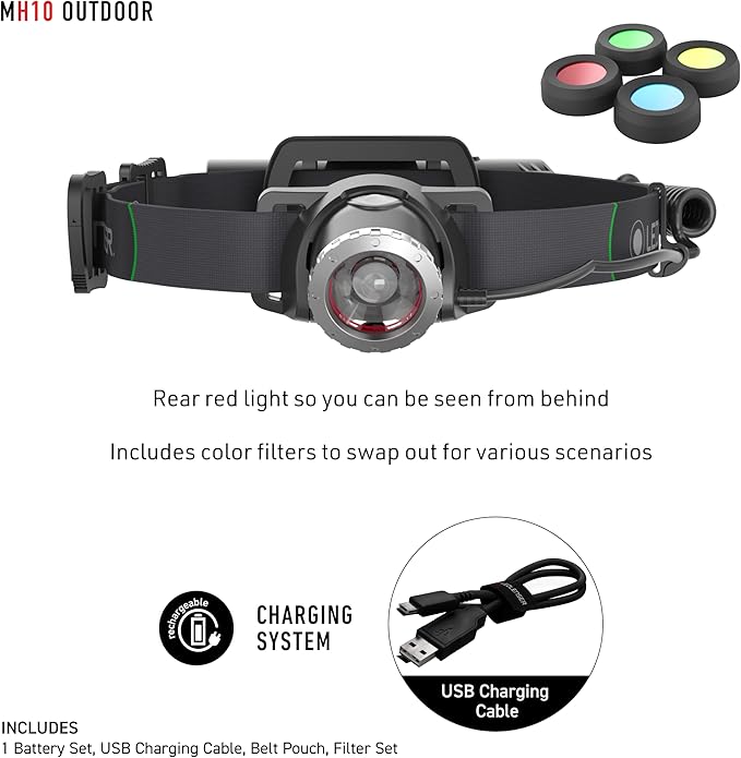 Ledlenser MH10 Rechargeable Headlamp - Image 6