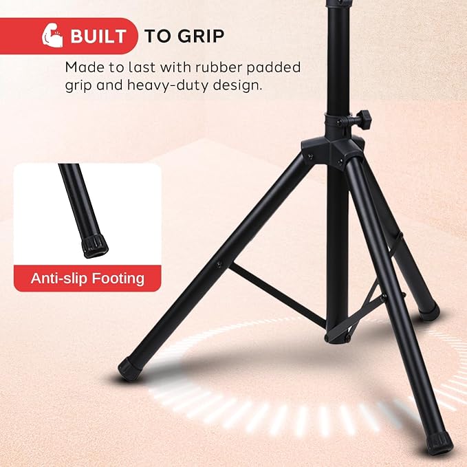 Pyle Premium LCD Flat Panel TV Tripod Stand, Portable & Foldable TV Mount - Image 7