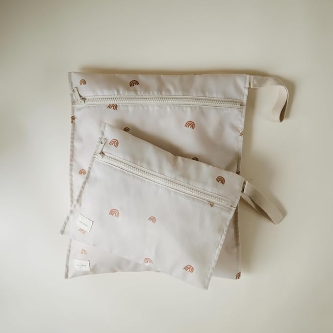 mushie Water Resistant Wet Bags | Large & Small Reusable Storage Bag - Image 2