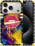 for iPhone 17 Pro Max Case Luxury Golden Decoration by Unknown