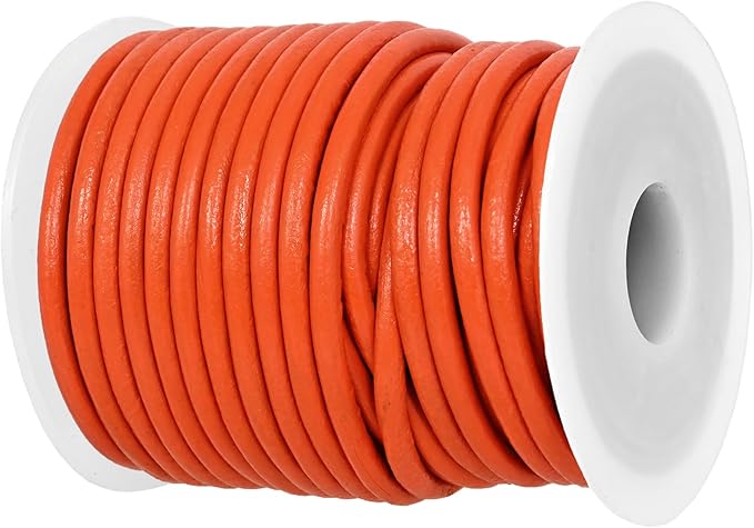 GENIQUE Real/Genuine Round Leather String Cord by GENIQUE