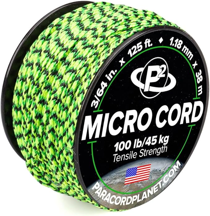 Paracord Planet Micro Paracord – Thin Braided Cord by ParacordPlanet