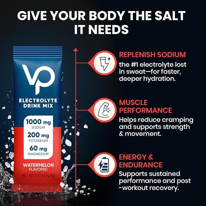 Venture Pal High Sodium Sugar-Free Electrolyte Powder Packets - Image 5