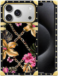 for iPhone 17 Pro Max Case Luxury Golden Decoration by Unknown