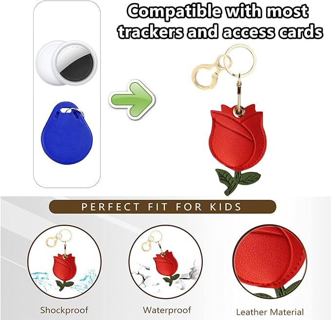 Leather Keychain Holder Case Compatible - Image 3
