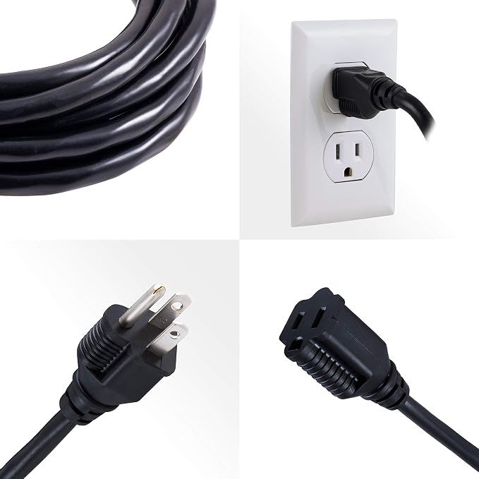 UltraPro Outdoor Extension Cord, 40 Ft, Heavy Duty Extension Cord, ETL - Image 3