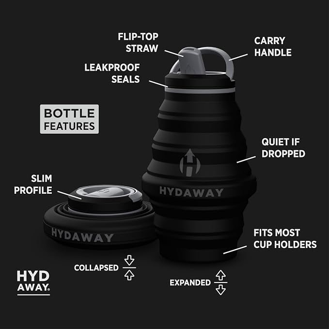 HYDAWAY 17oz Collapsible Water Bottle - Image 5