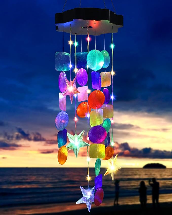Toodour Solar Decorative Lights Outdoor, Colorful Shells Lights Gifts by Toodour