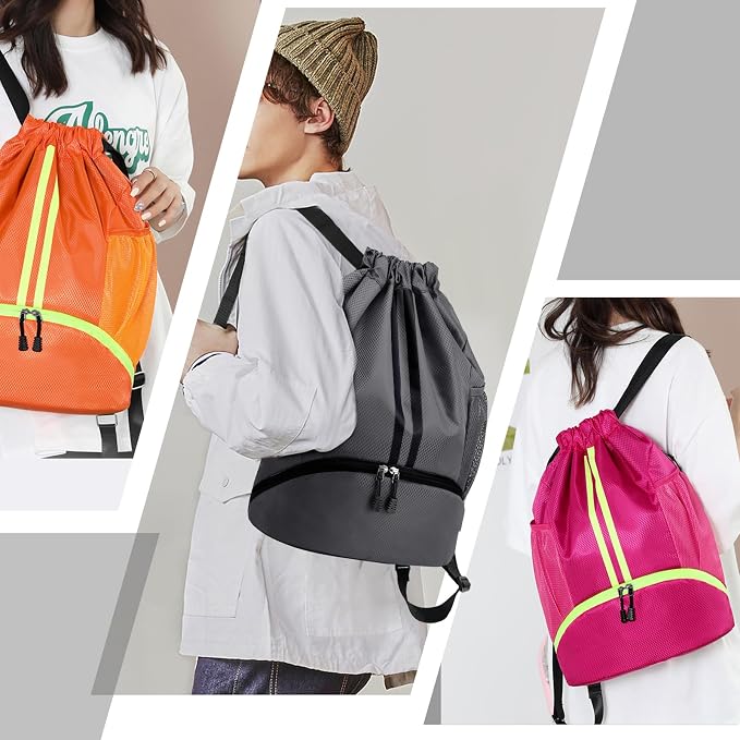 Hoedia Sports Drawstring Backpack - Image 7