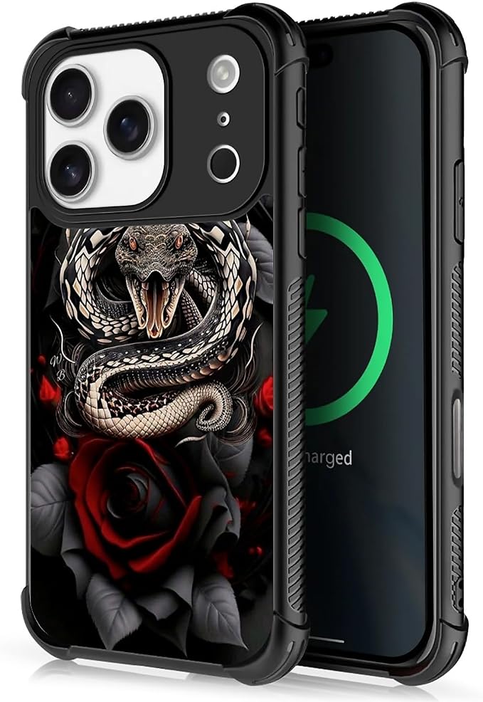 for iPhone 17 Pro Case, for MagSafe Graphic Design for Girl Boy Soft Silicone by FKBRCL4U