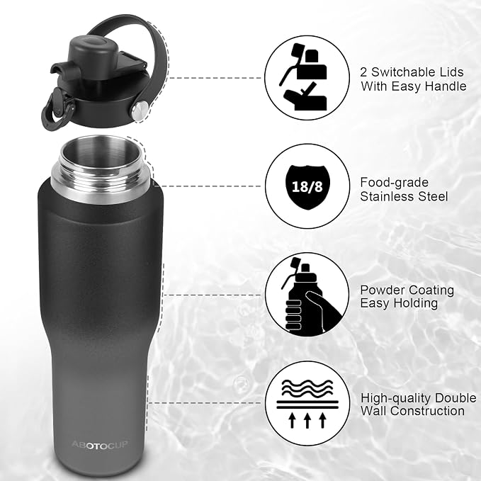 ABOTOCUP 32oz Water Bottle Insulated - Image 5