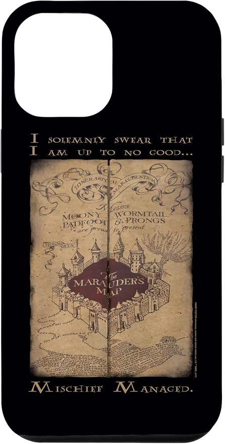 iPhone 12 Pro Max Harry Potter Marauder's Map Words Case by HarryPotter
