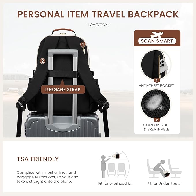 LOVEVOOK Laptop Backpack for Women - Image 6