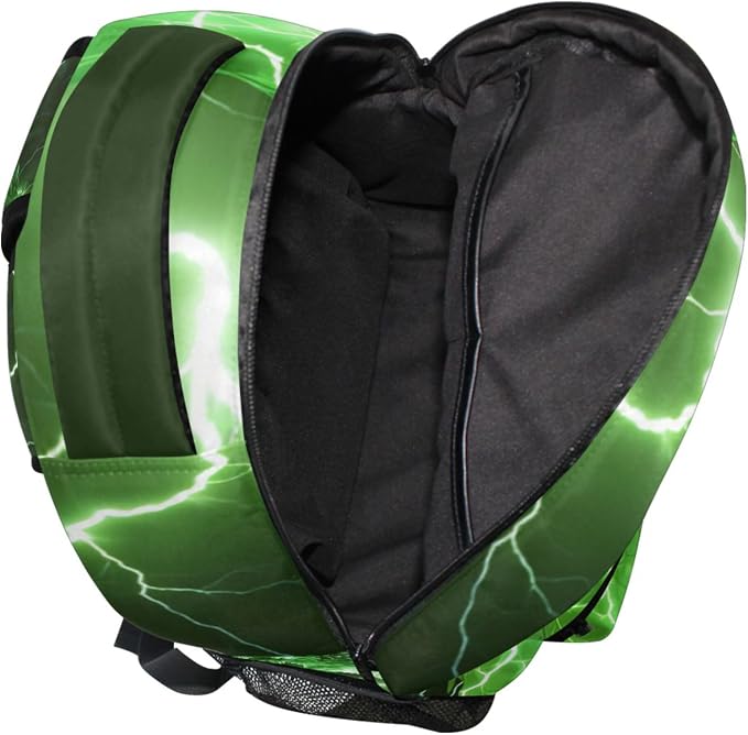 Wamika Dragon Backpack for Boys Girls Cool Green Fire Dinosaur Kids Backpacks - Image 6