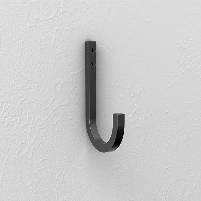 National Hardware N337-903 Reed Multipurpose Hook in Matte Black - Image 6