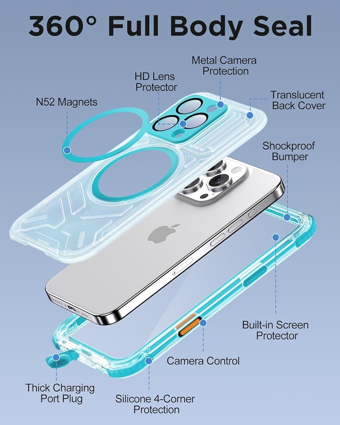 for iPhone 16 Pro Waterproof Case - Image 5