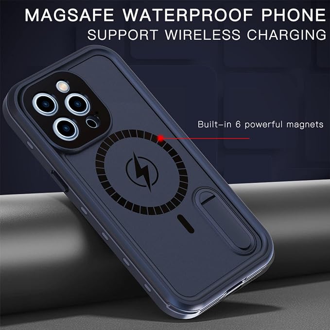 Omio for iPhone 13 Pro Waterproof Case Compatible - Image 3