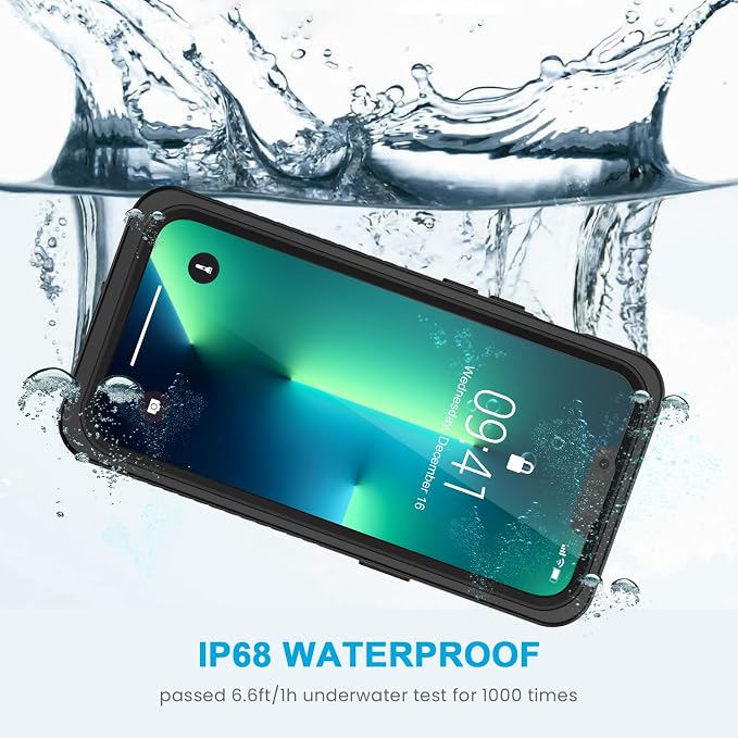Lanhiem Magnetic for iPhone 13 Pro Case, Waterproof Dustproof Cover, Full Body - Image 2