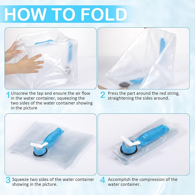 Reallnaive 3 Pack Collapsible Water Container - Image 5