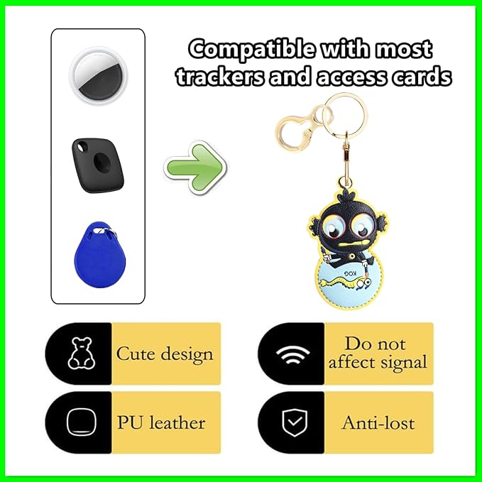 Leather Keychain Holder Case Compatible - Image 3