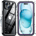 SPIDERCASE for iPhone 15 Case Waterproof, Built-in Lens & Screen Protector by SPIDERCASE