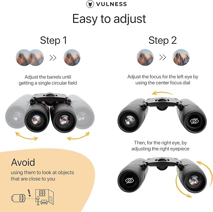 Binoculars for Adults | Compact Small Mini Travel Binocular for Bird Watching - Image 4