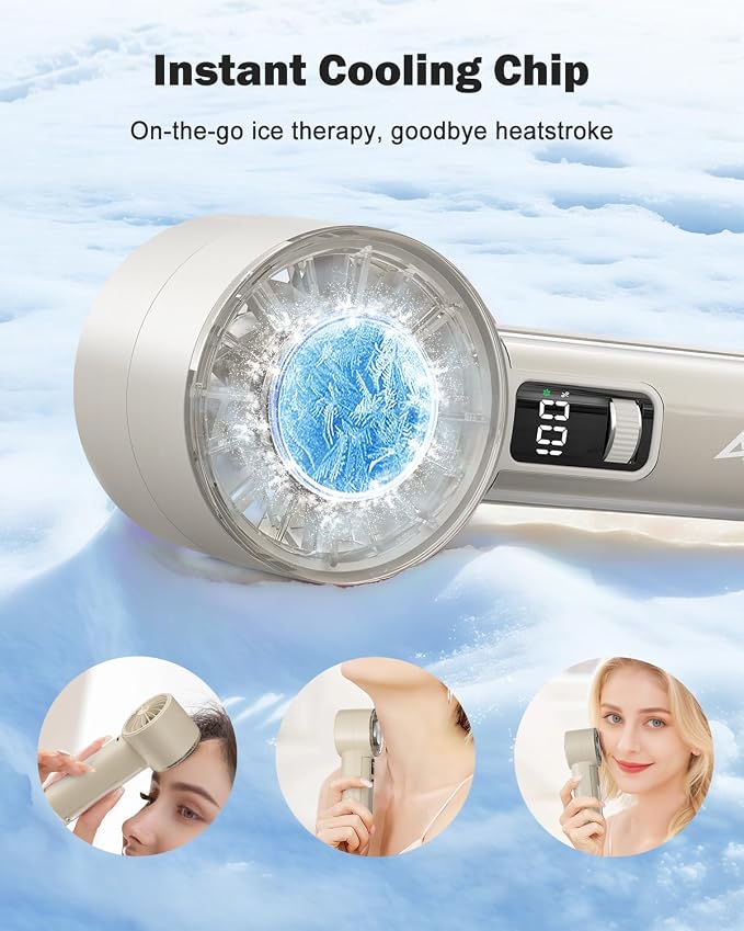 AMACOOL Handheld Fan with Ice Cooler, Mothers Day Gifts - Image 2