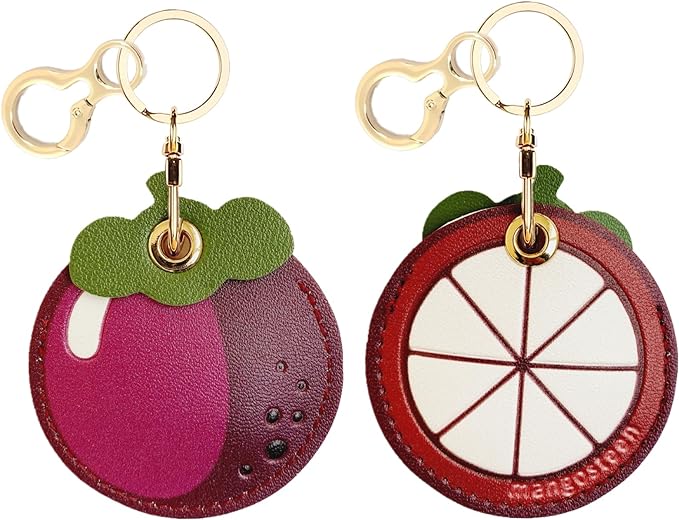Leather Keychain Holder Case Compatible by BORKUANA