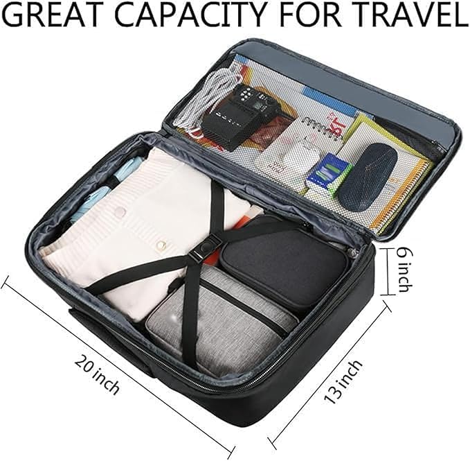 Vancropak Carry On Backpack, 40L Expandable Extra Large Travel Backpack - Image 3