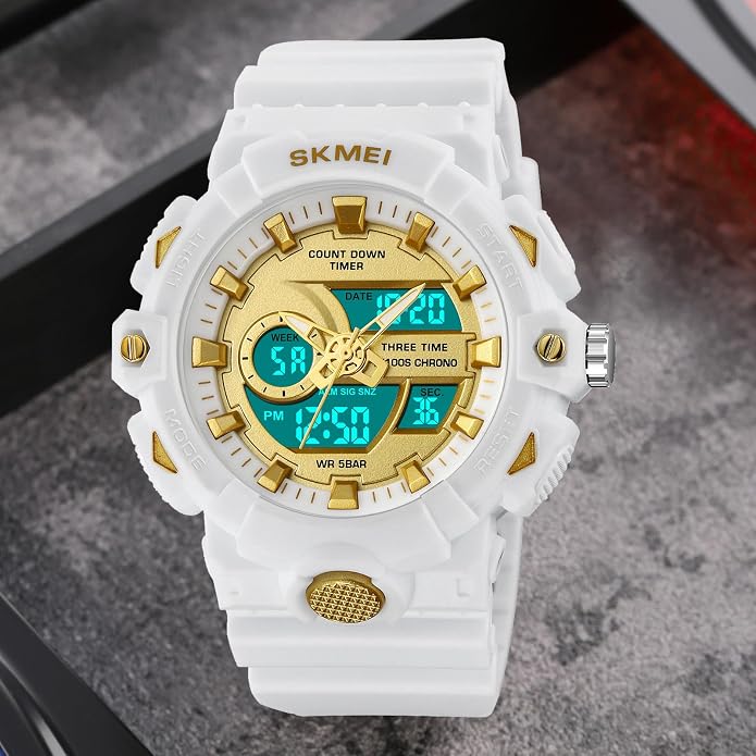 FANMIS Mens Military Multifunction Digital LED Watch Electronic Waterproof - Image 3