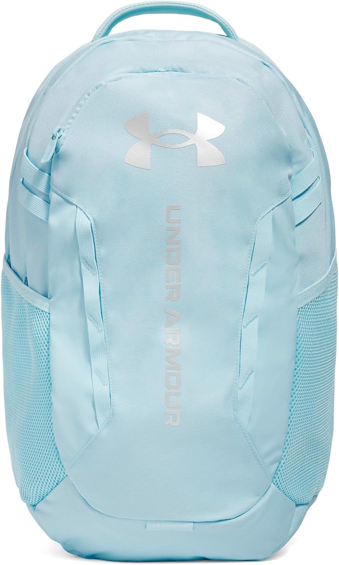 Under Armour Hustle 6.0 Backpack, Stream/Metallic Cristal Gold, One Size by UnderArmour