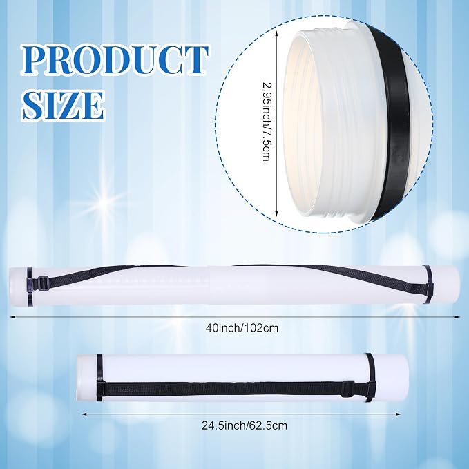 Ireer 6 Pcs Expandable Poster Tube - Image 3
